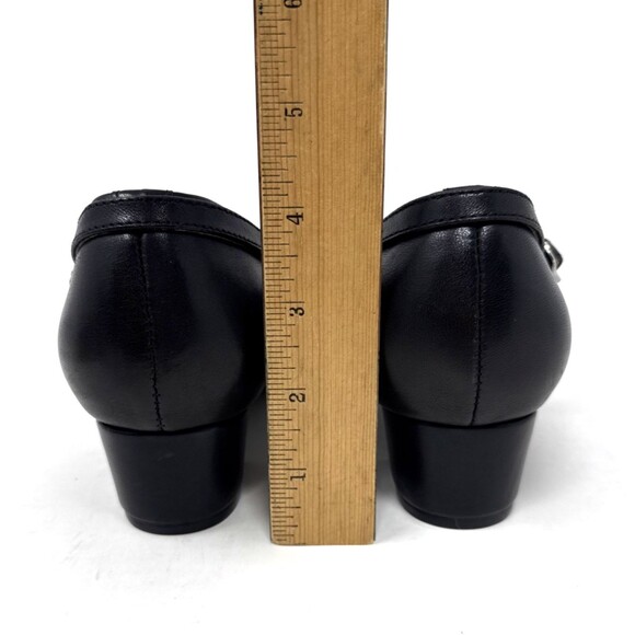 Propet Zuri Mary Jane Pumps Womens Sz 7.5 D Black Leather Comfort Adj. Strap NEW - Picture 7 of 16